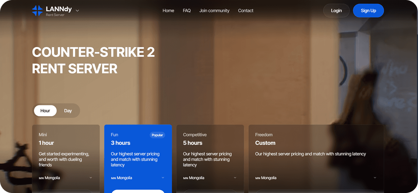 LANNDY.MN - Real Estate project by Hyperfusion LLC: Web platform for property listings and rental management.